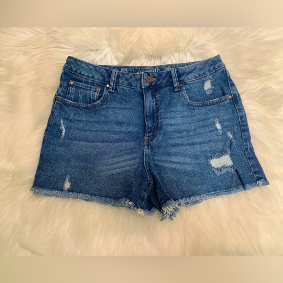 High Rise Jean Shorts - Picture 8 of 8